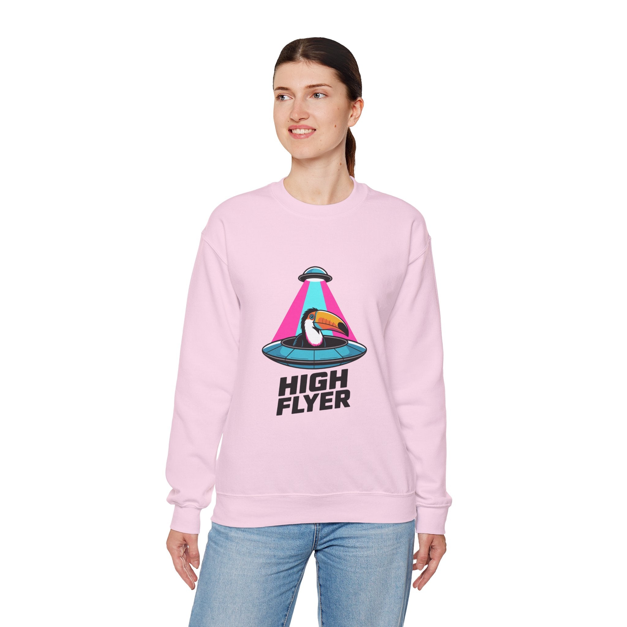 High Flyer UFO Premium Sweatshirt | Neon Sci-Fi Capsule