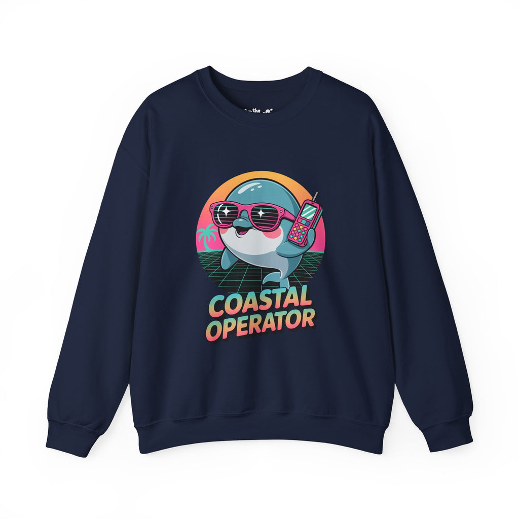 Coastal Operator Retro Brick Phone Crewneck | The Vice Collection