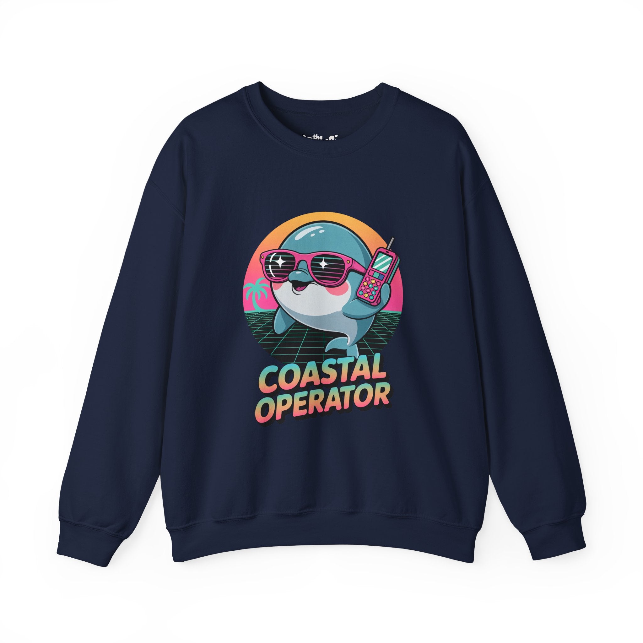Coastal Operator Retro Brick Phone Crewneck | The Vice Collection