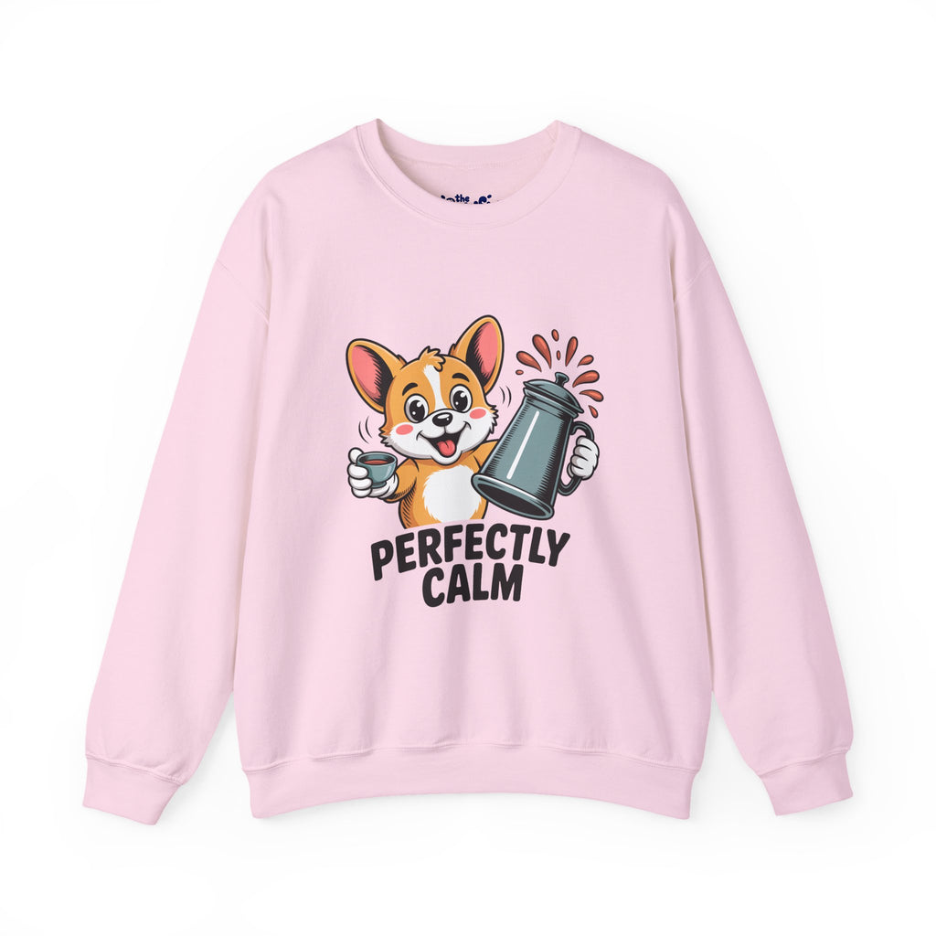 Perfectly Calm Caffeine Crewneck | Ink & Noodle Syndicate