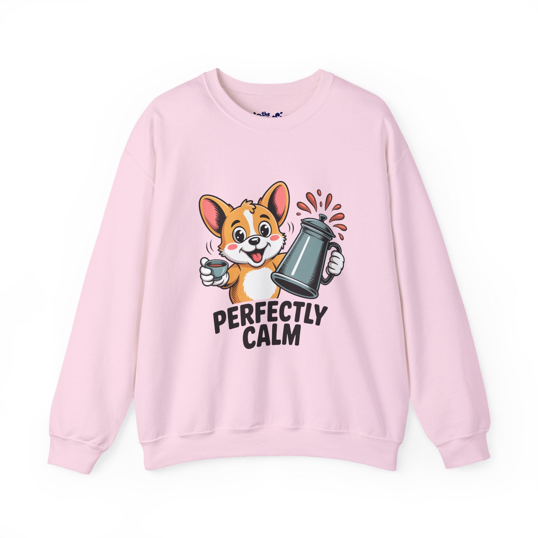 Perfectly Calm Caffeine Crewneck | Ink & Noodle Syndicate
