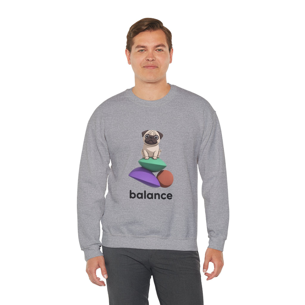 Balance Pug Heavyweight Crewneck | Designer Toy Series