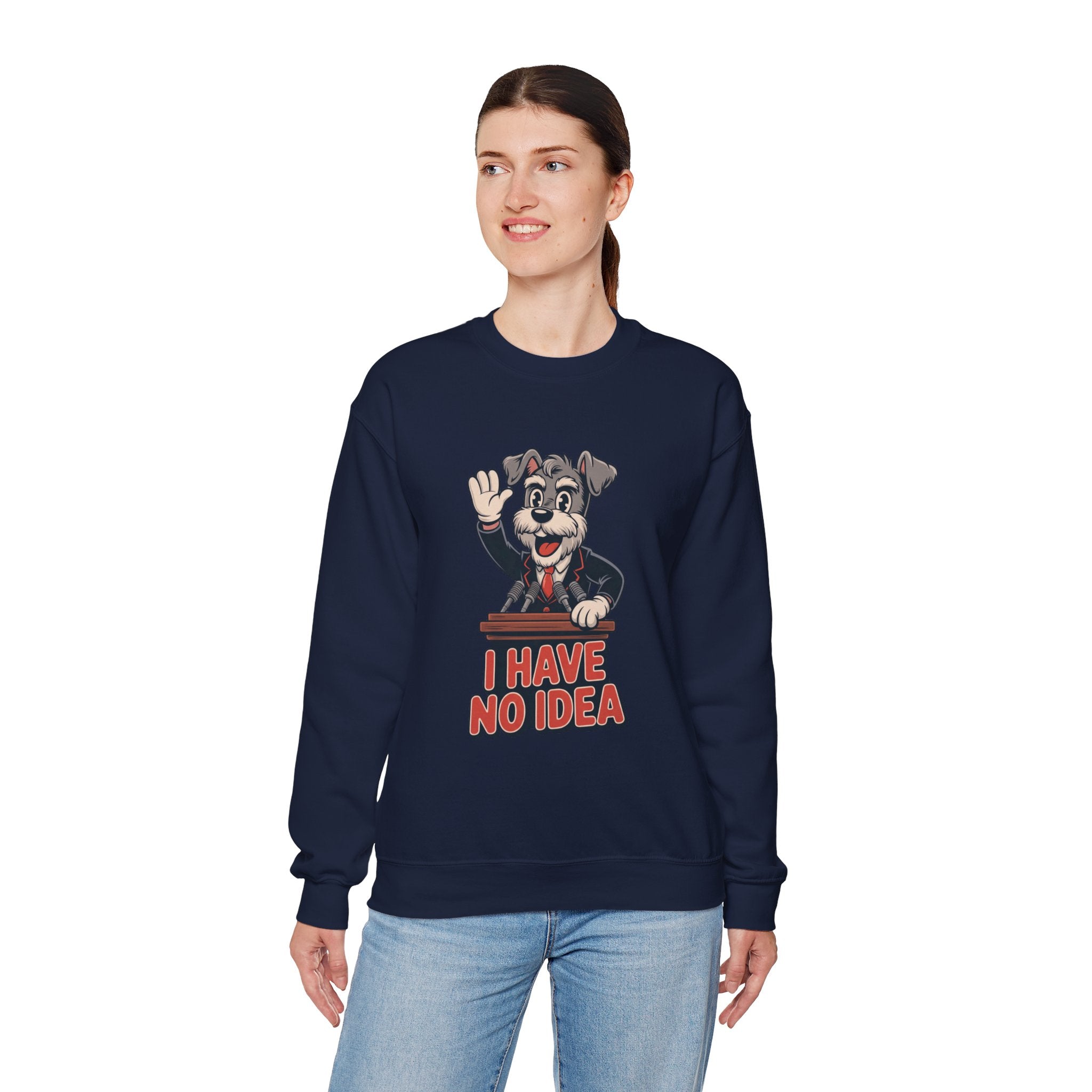I Have No Idea Executive Crewneck | The Fake It Syndicate