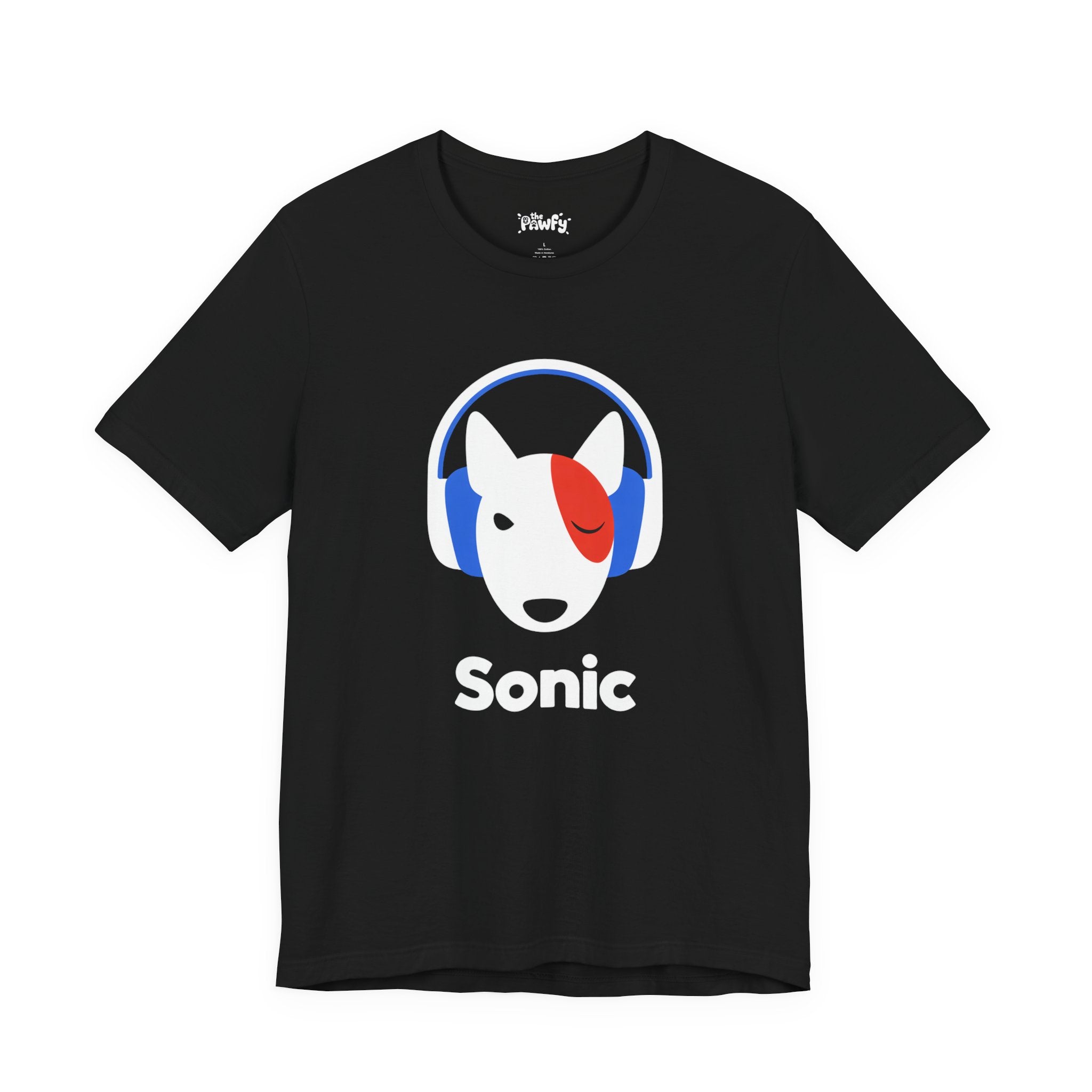 Sonic Bull Terrier Graphic T-Shirt | Minimalist Designer Toy Streetwear