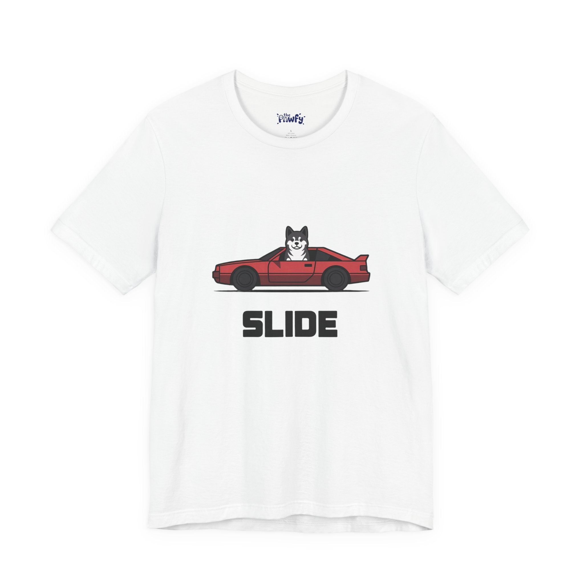 Slide Akita Graphic T-Shirt | JDM Streetwear Vector Graphic