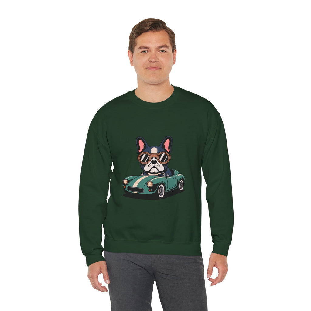 Syndicate Racer Frenchie Crewneck | Vintage Speed Series