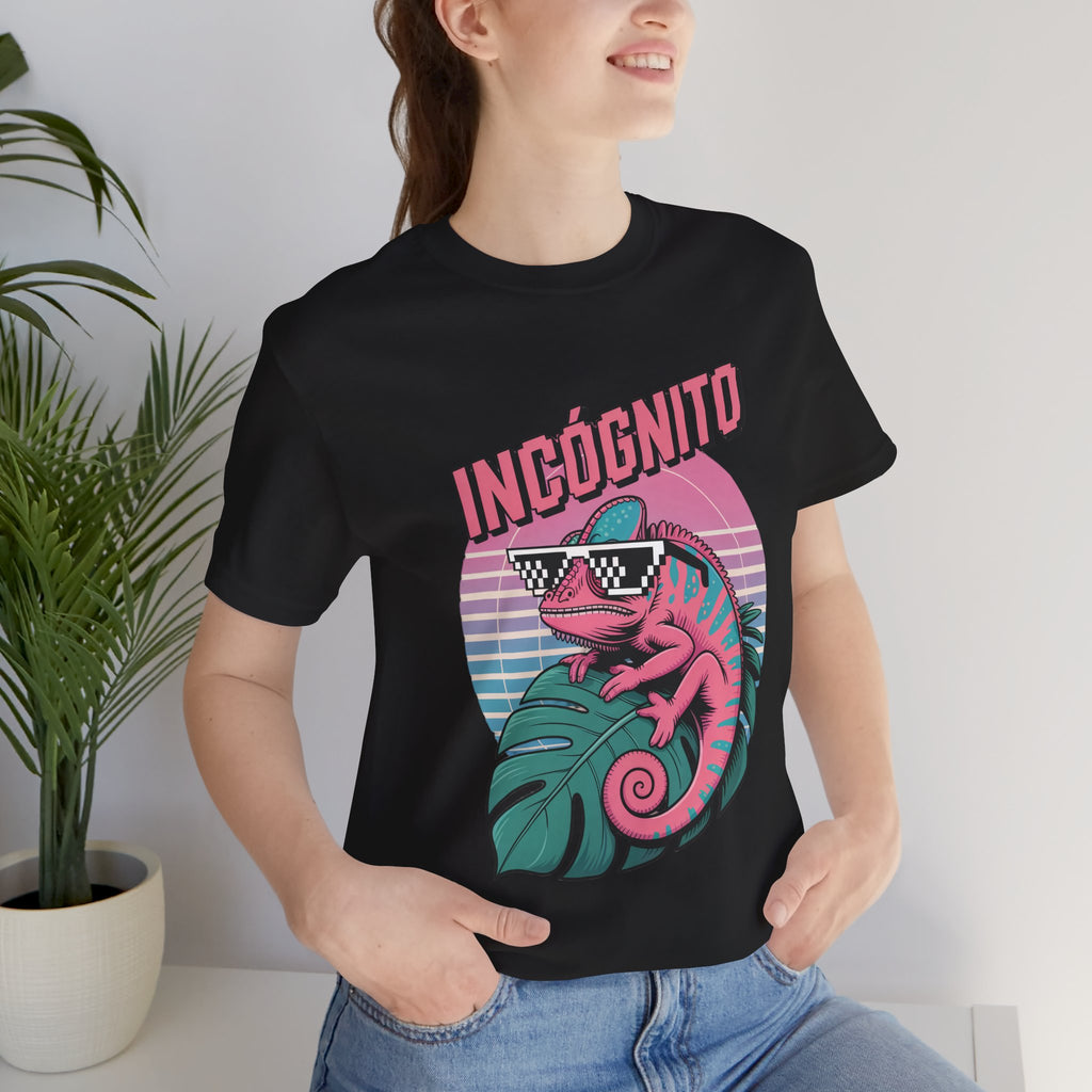 Incógnito Retro Chameleon Graphic T-Shirt | Synthwave Streetwear
