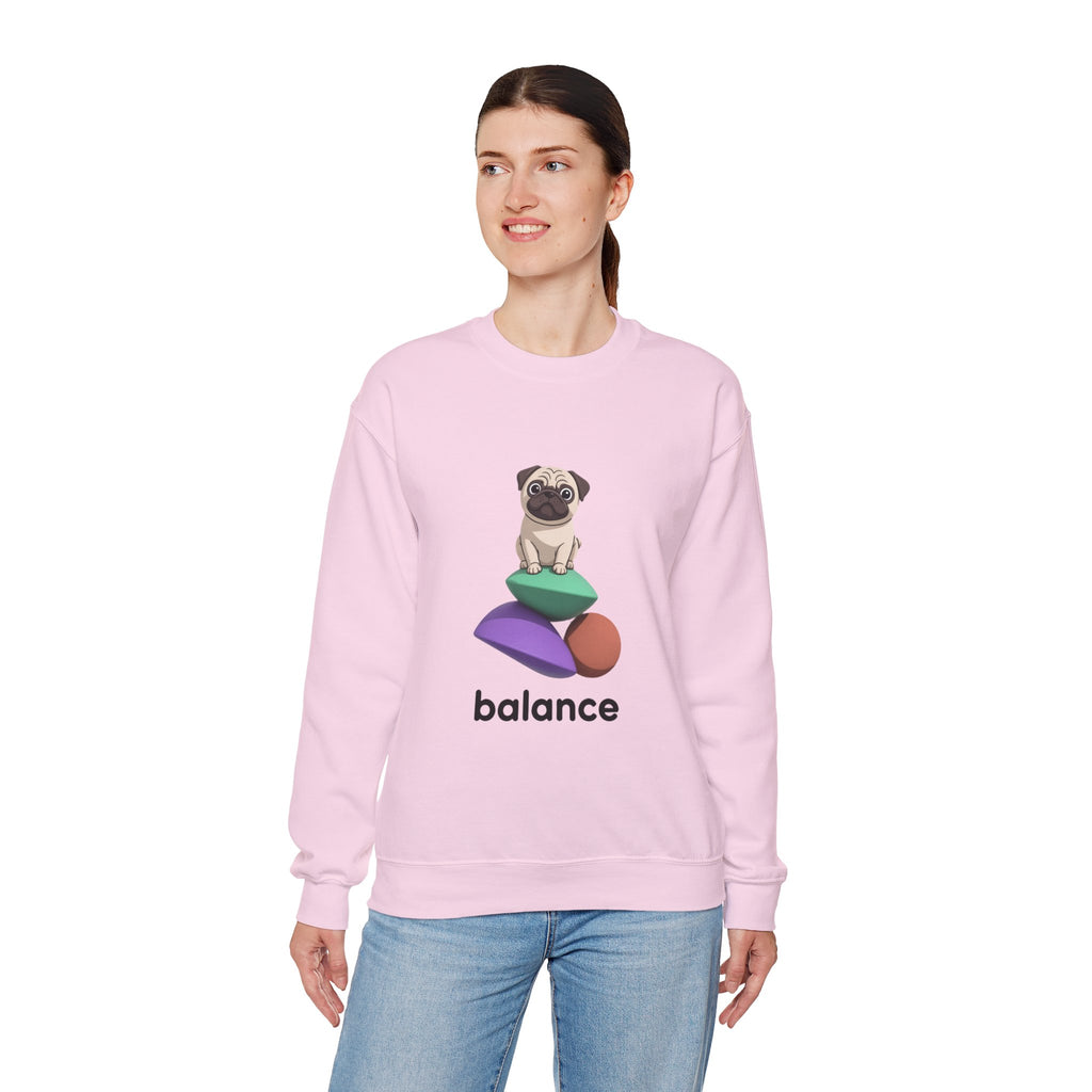 Balance Pug Heavyweight Crewneck | Designer Toy Series