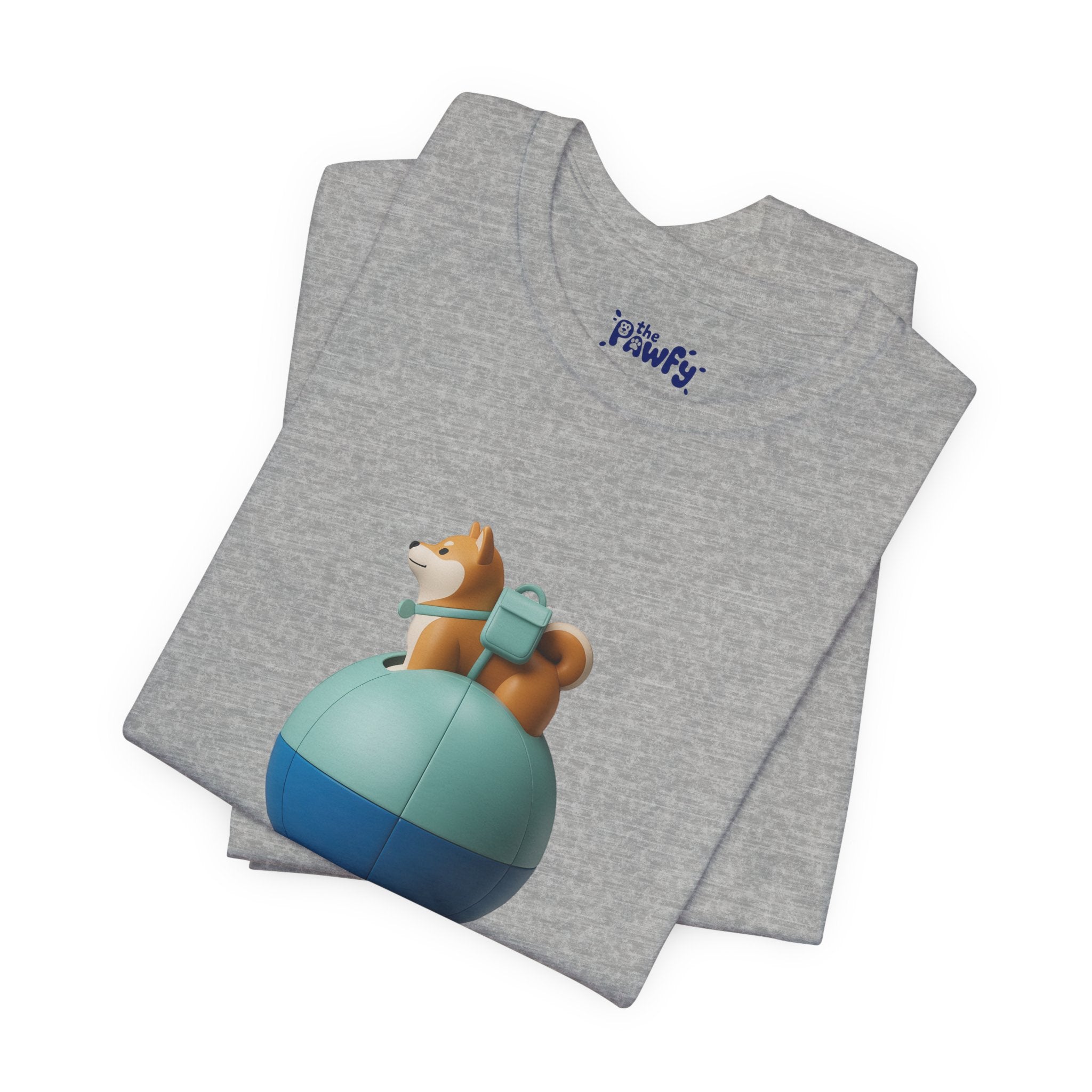 Anywhere Shiba Graphic T-Shirt | Minimalist Vinyl Toy Streetwear
