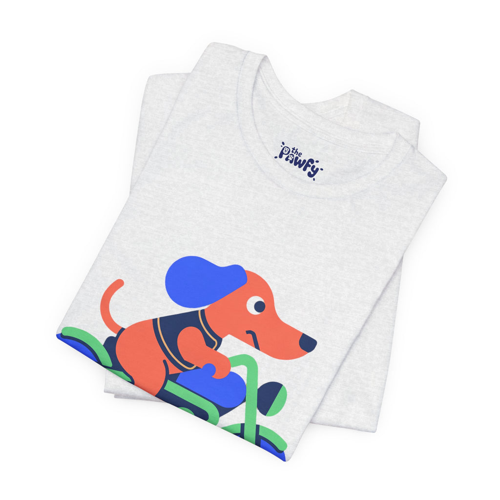 Low Rider Dachshund Graphic T-Shirt | Minimalist Vinyl Toy Streetwear