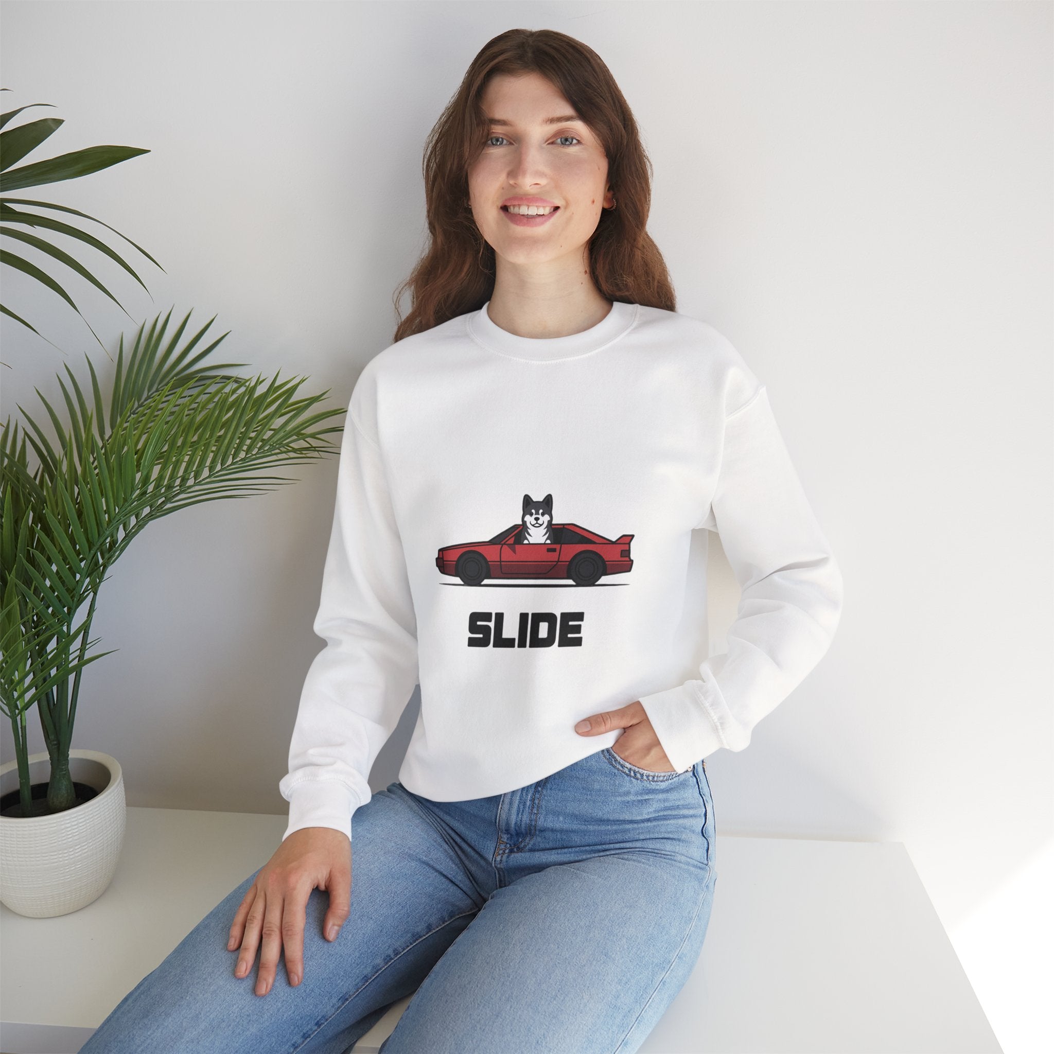 Slide Drift Car Crewneck | The Vinyl Toy Capsule