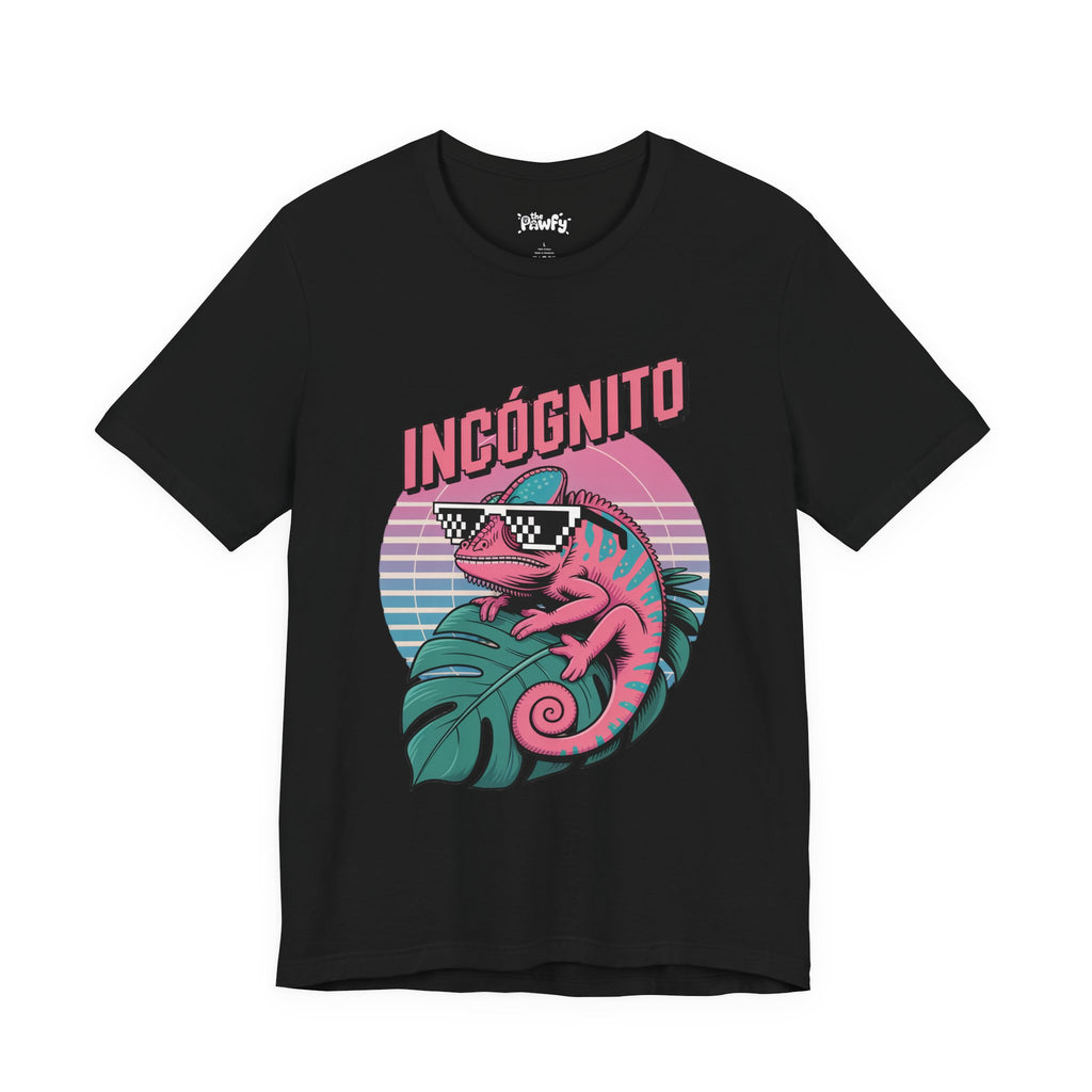 Incógnito Retro Chameleon Graphic T-Shirt | Synthwave Streetwear