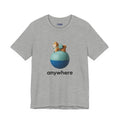 Anywhere Shiba Graphic T-Shirt | Minimalist Vinyl Toy Streetwear