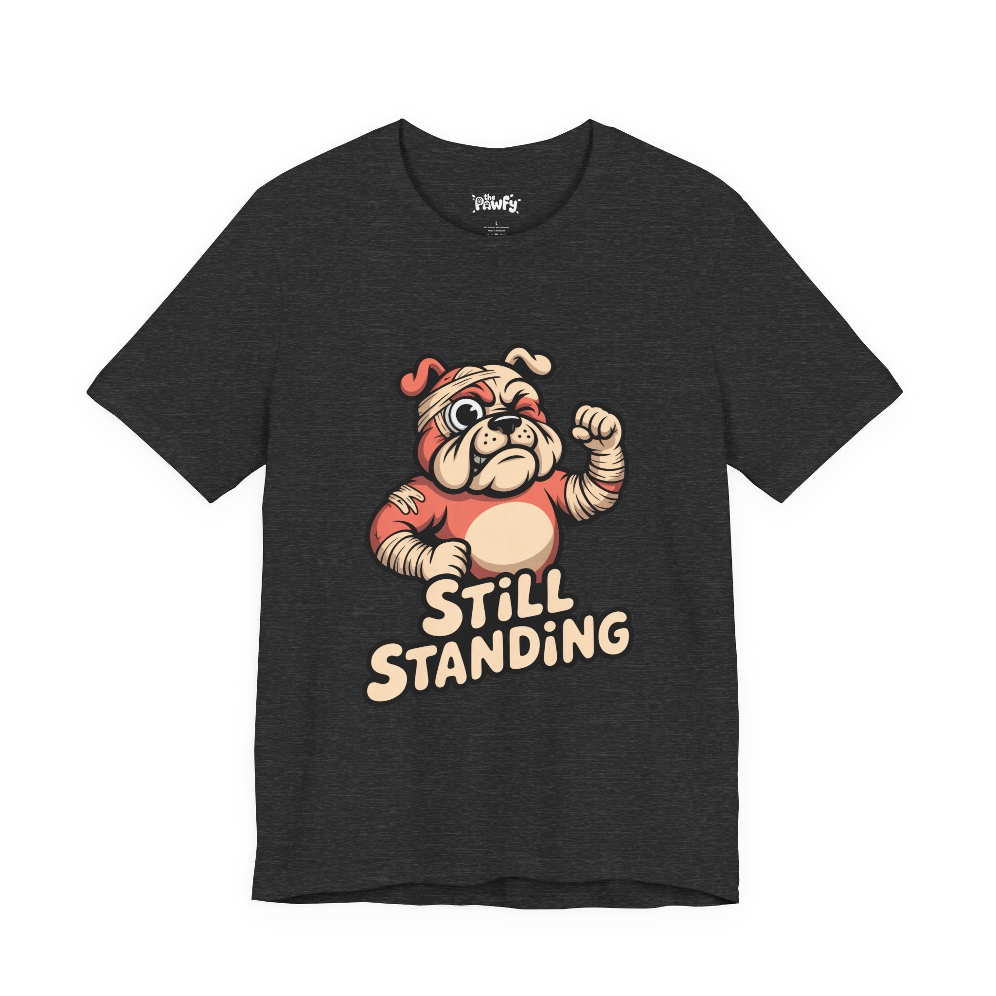 Still Standing Bulldog Graphic T-Shirt | Vintage Fighter Streetwear