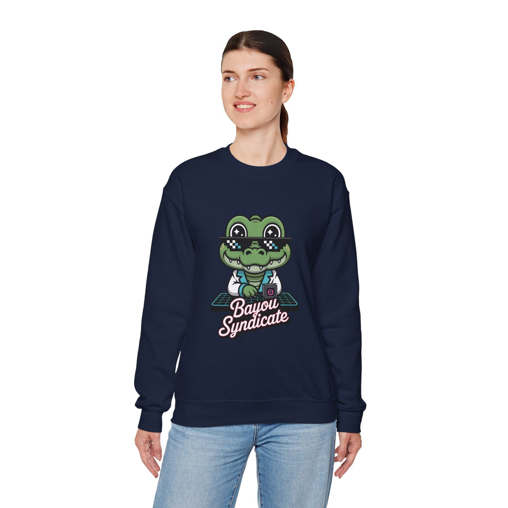 Bayou Syndicate Heavyweight Crewneck | 80s Kingpin Energy