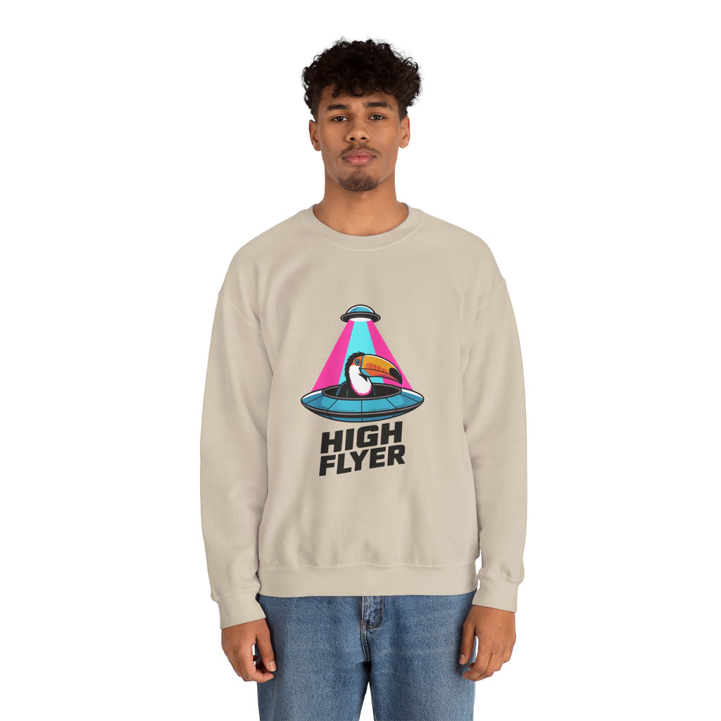 High Flyer UFO Premium Sweatshirt | Neon Sci-Fi Capsule