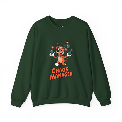 Chaos Manager Heavyweight Crewneck | The Ink & Noodle Syndicate