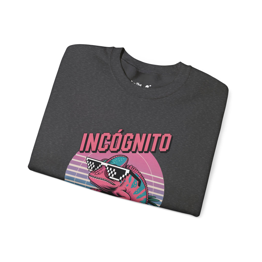 Incógnito Retro Chameleon Crewneck Sweatshirt | Vaporwave Streetwear
