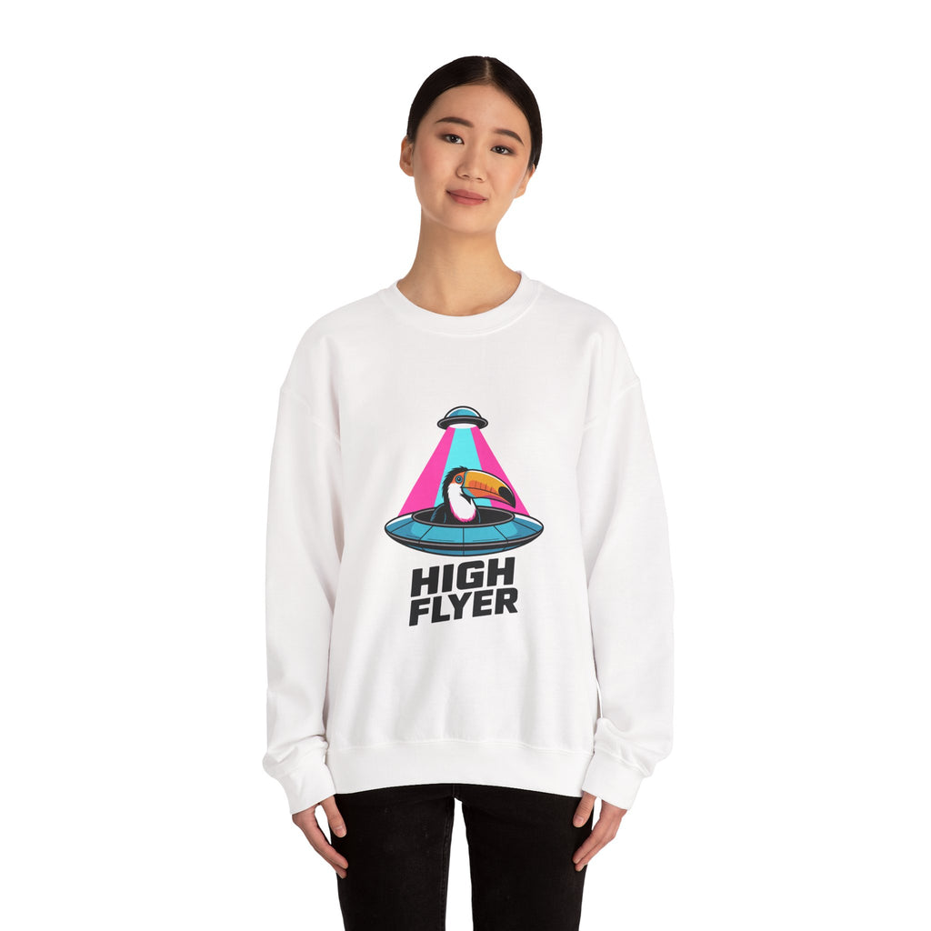 High Flyer UFO Premium Sweatshirt | Neon Sci-Fi Capsule