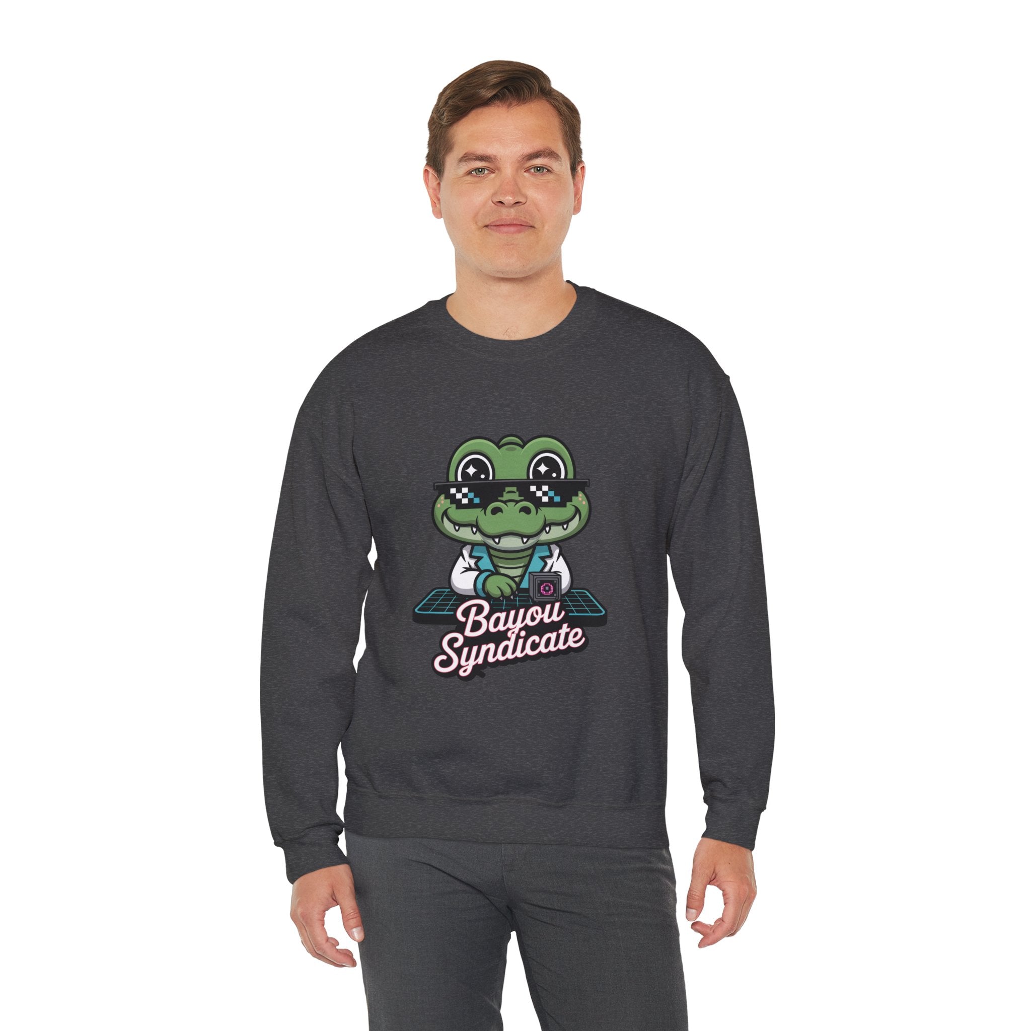 Bayou Syndicate Heavyweight Crewneck | 80s Kingpin Energy