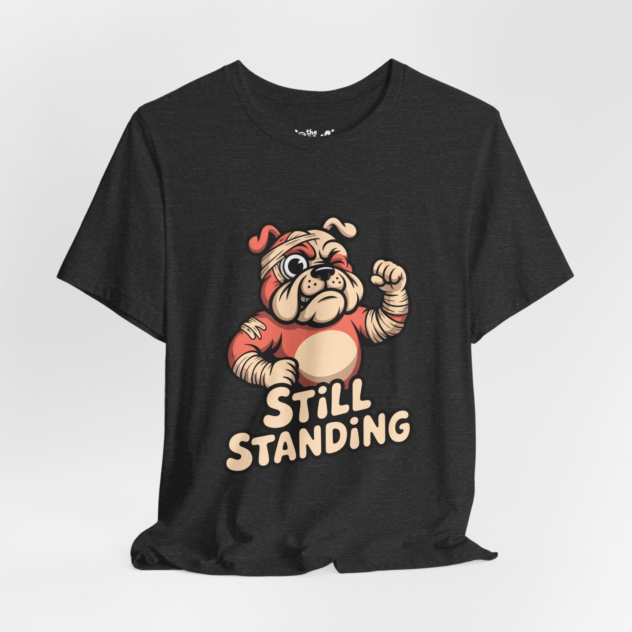 Still Standing Bulldog Graphic T-Shirt | Vintage Fighter Streetwear