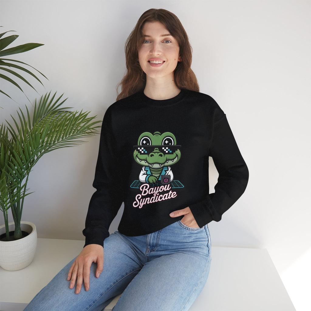 Bayou Syndicate Heavyweight Crewneck | 80s Kingpin Energy