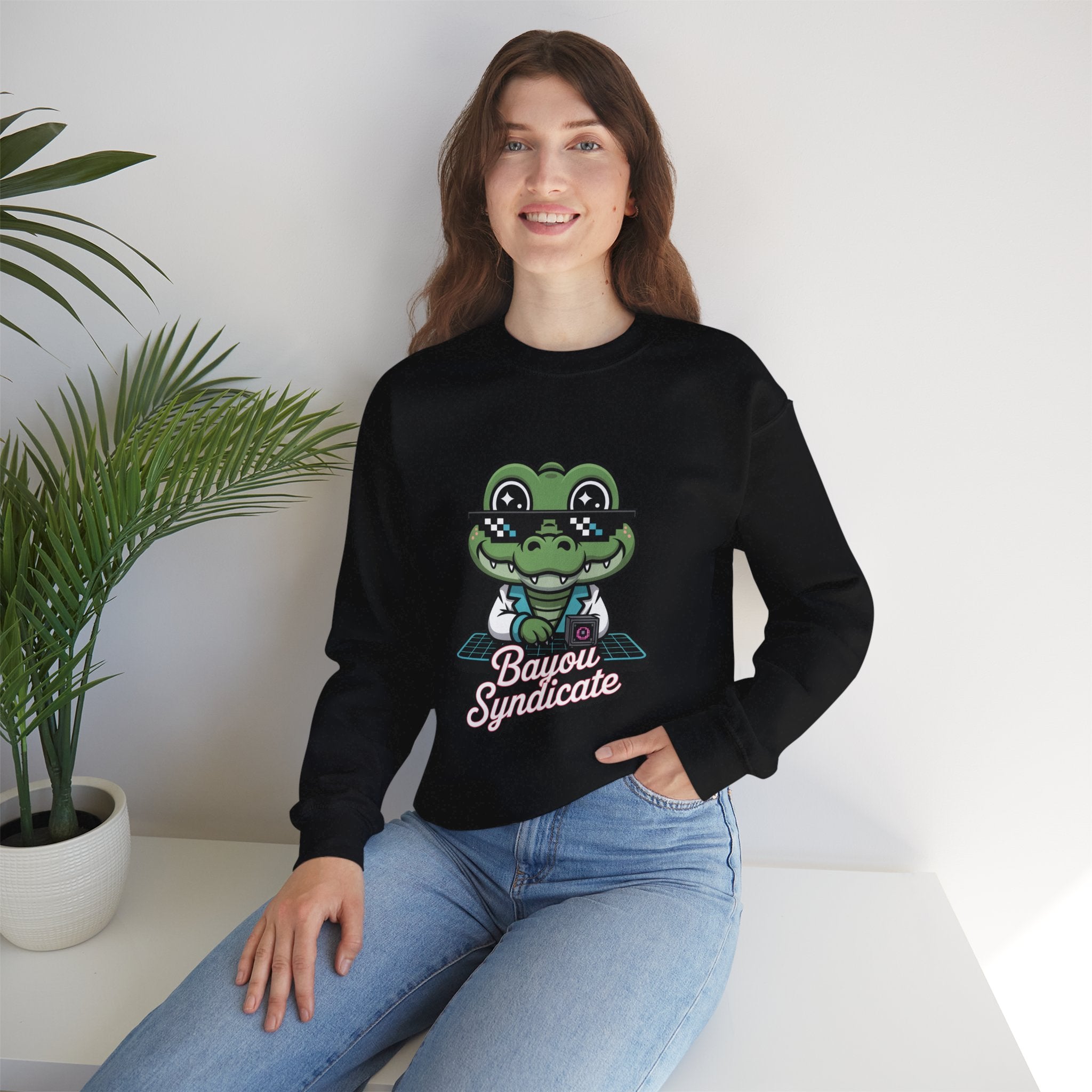 Bayou Syndicate Heavyweight Crewneck | 80s Kingpin Energy