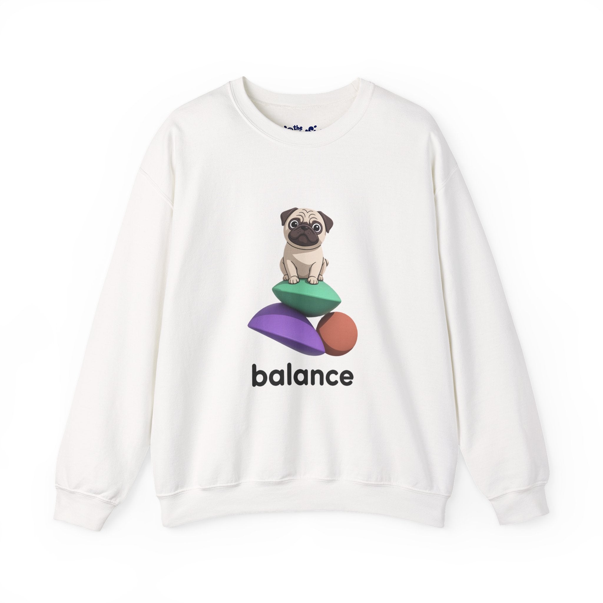 Balance Pug Heavyweight Crewneck | Designer Toy Series
