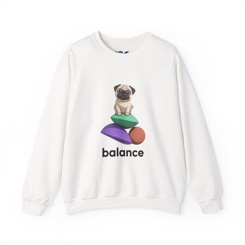 Balance Pug Heavyweight Crewneck | Designer Toy Series