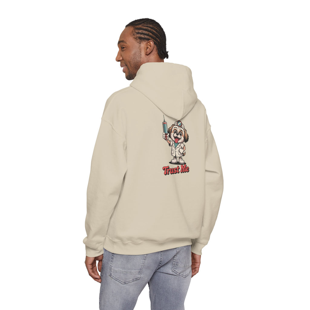 Trust Me Shih Tzu Doctor Hoodie | Vintage 1930s Cartoon Pullover