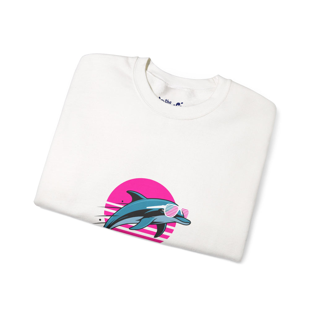 Neon Drifter Outrun Crewneck | 80s Velocity Series