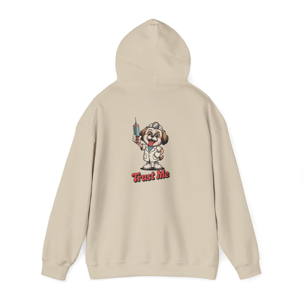 Trust Me Shih Tzu Doctor Hoodie | Vintage 1930s Cartoon Pullover