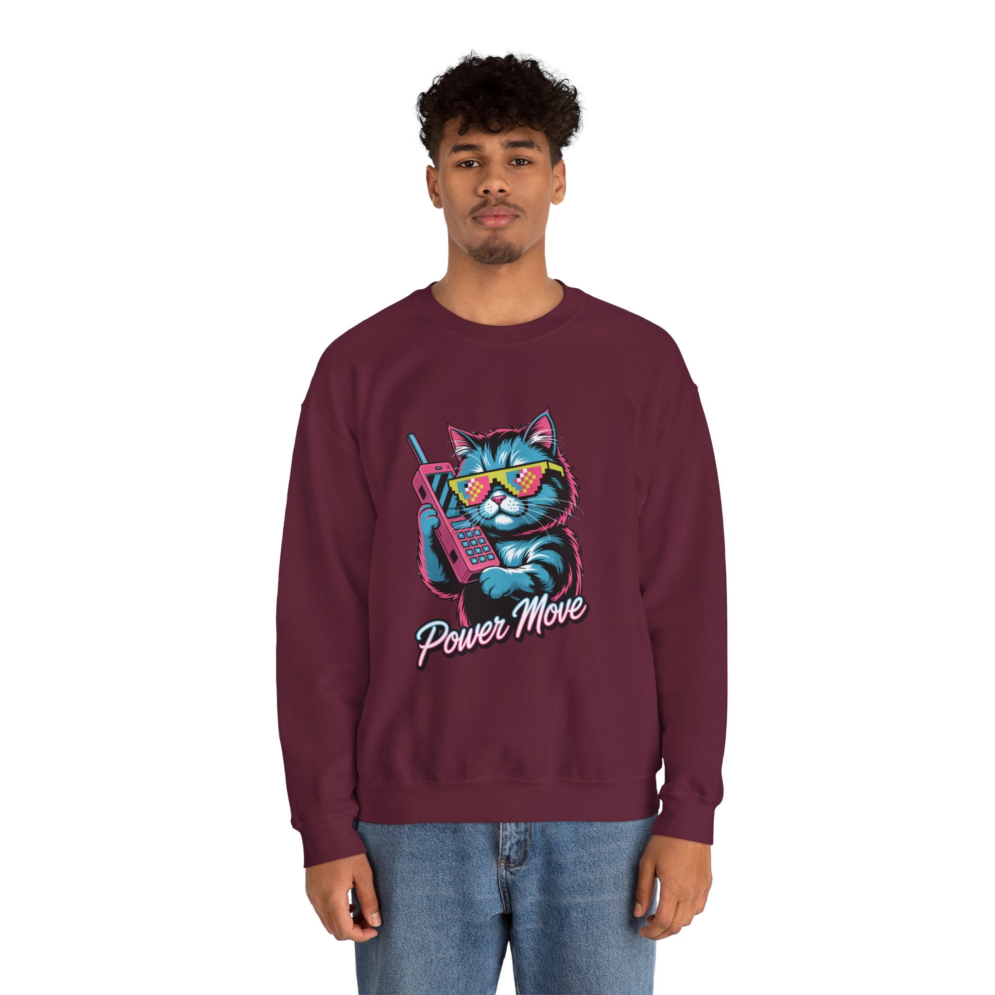 Power Move Pixel Shades Crewneck | Executive Vice Series