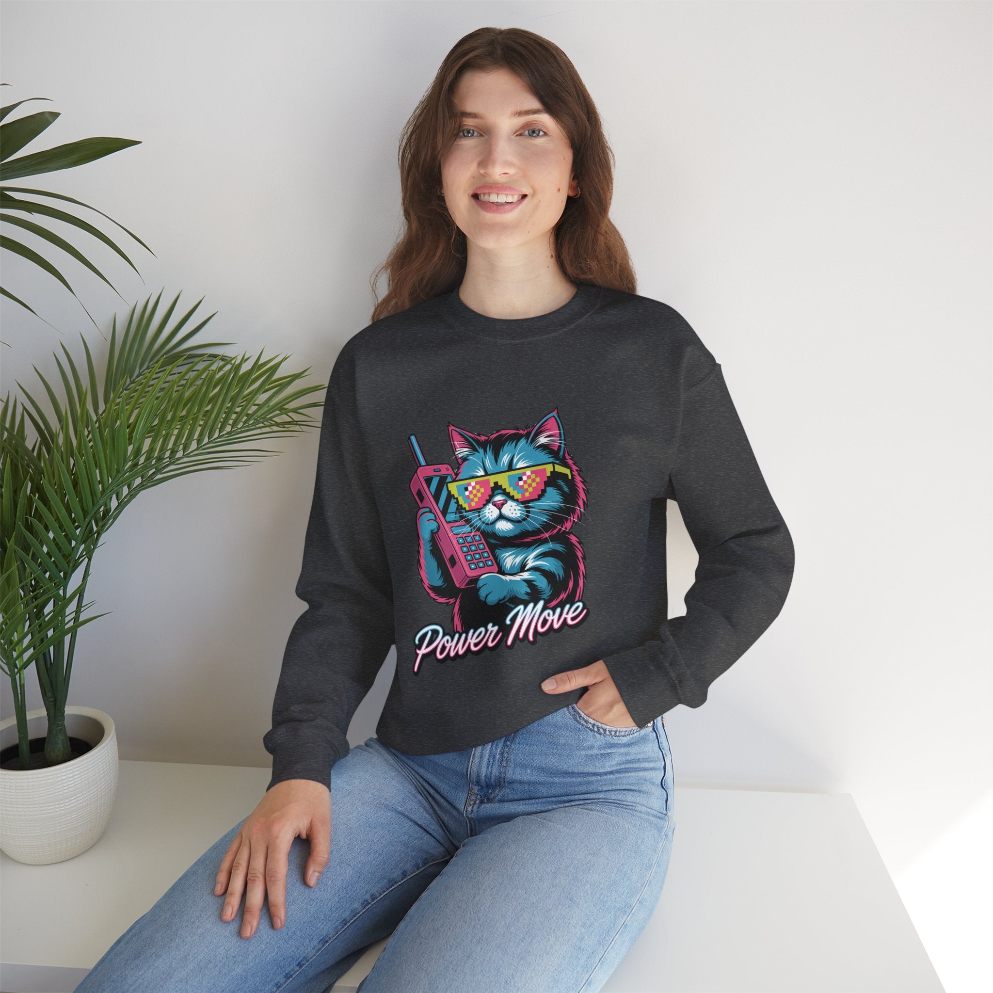 Power Move Pixel Shades Crewneck | Executive Vice Series