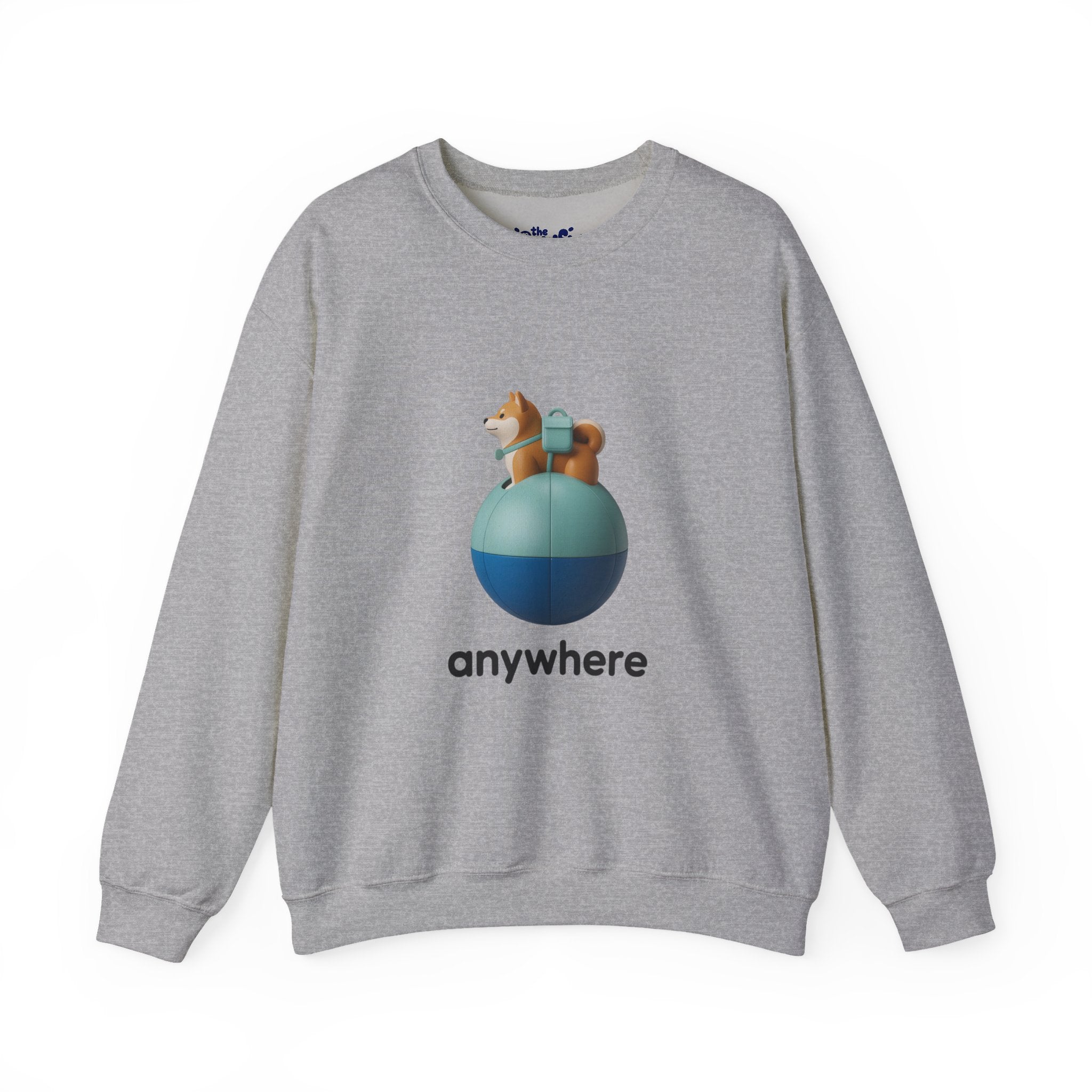 Anywhere Shiba 3D Crewneck | The Vinyl Toy Capsule