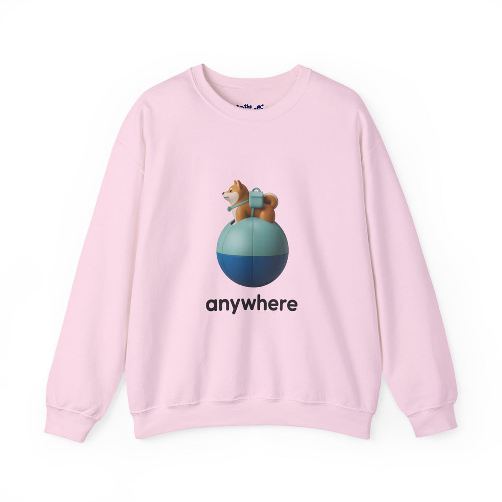 Anywhere Shiba 3D Crewneck | The Vinyl Toy Capsule