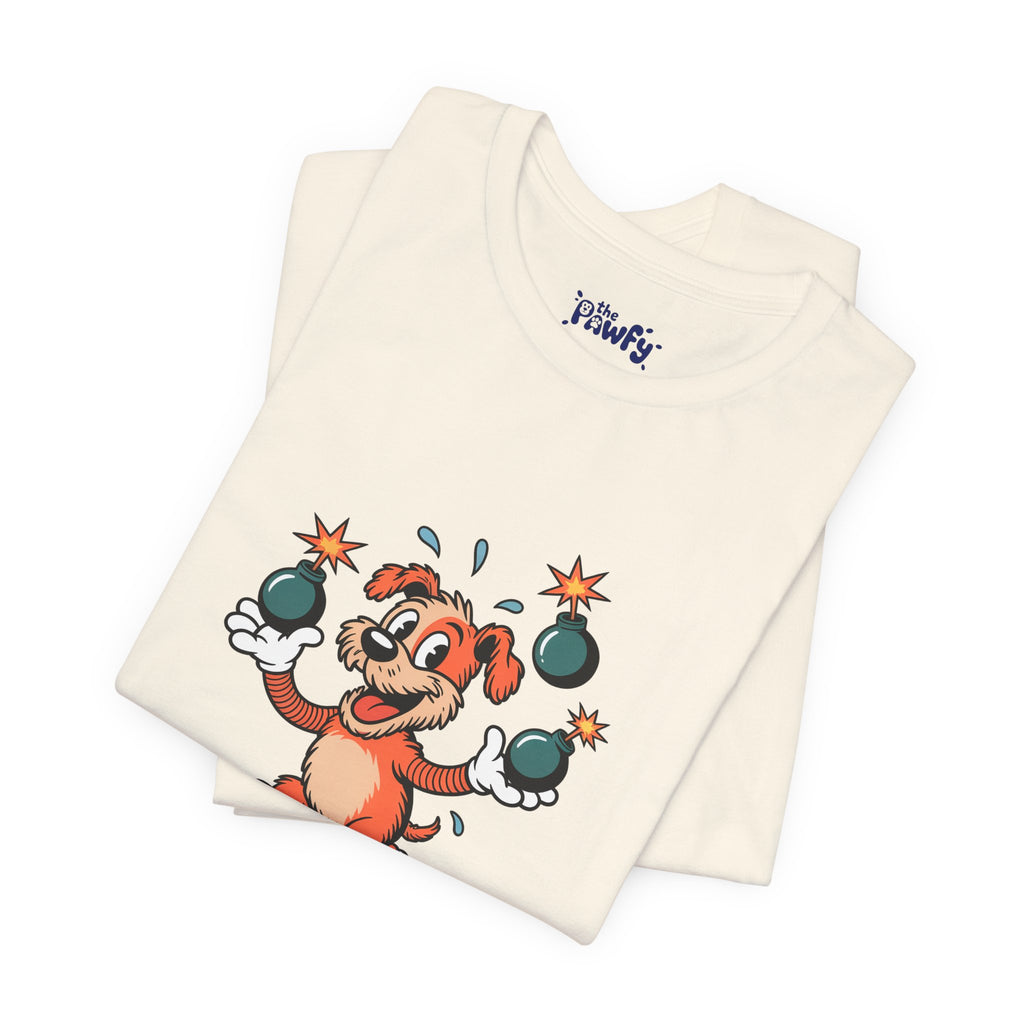 Chaos Manager Graphic T-Shirt | Vintage Rubber Hose Cartoon Apparel