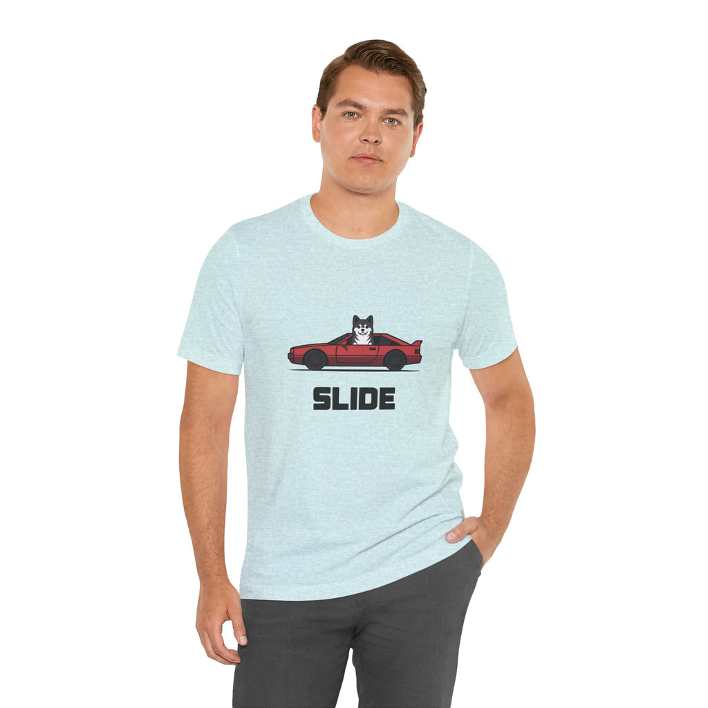 Slide Akita Graphic T-Shirt | JDM Streetwear Vector Graphic