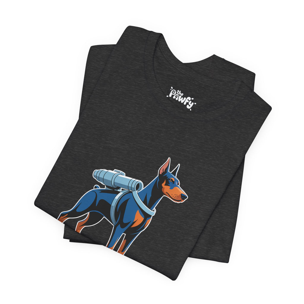 Launch Doberman Graphic T-Shirt | Futuristic Designer Toy Streetwear