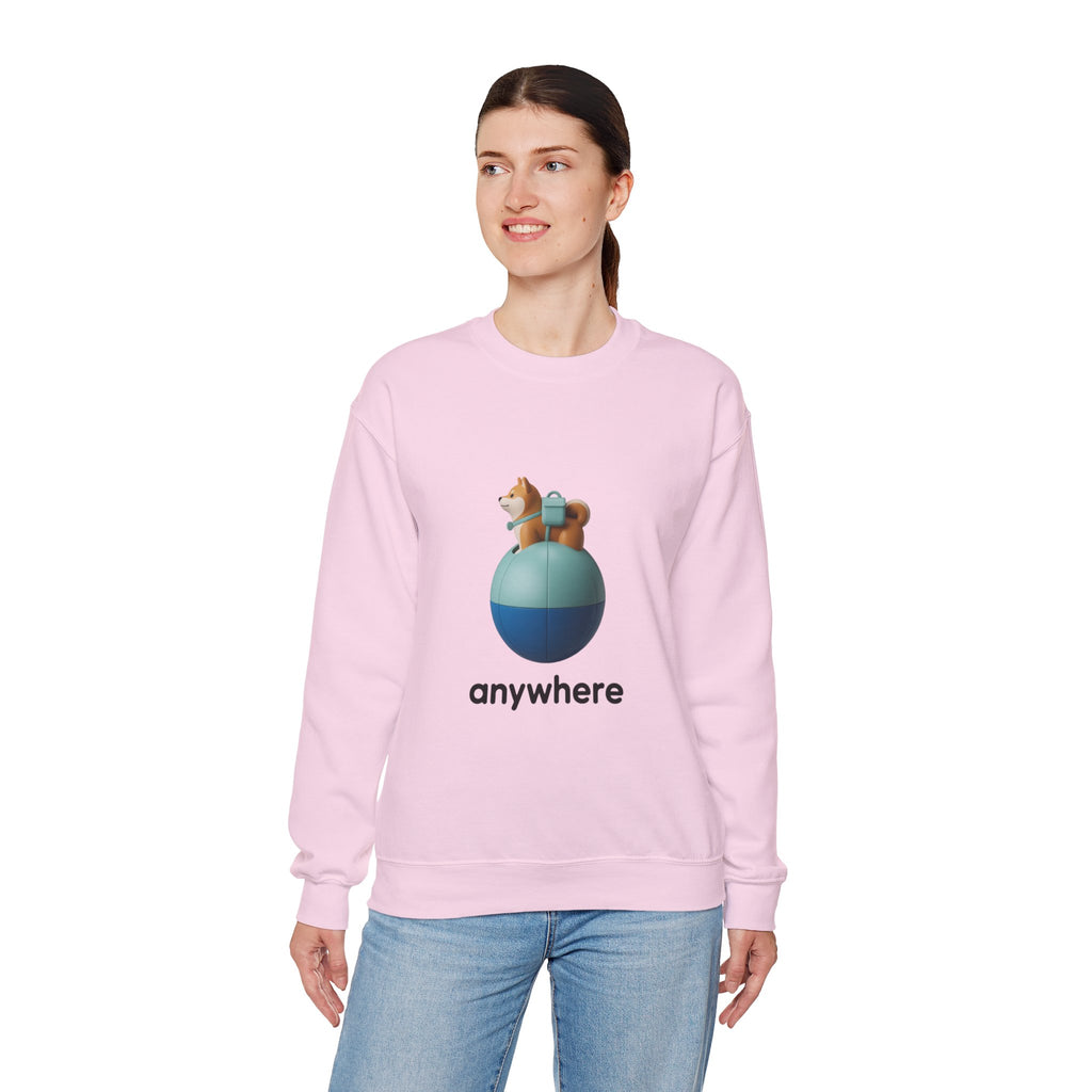Anywhere Shiba 3D Crewneck | The Vinyl Toy Capsule