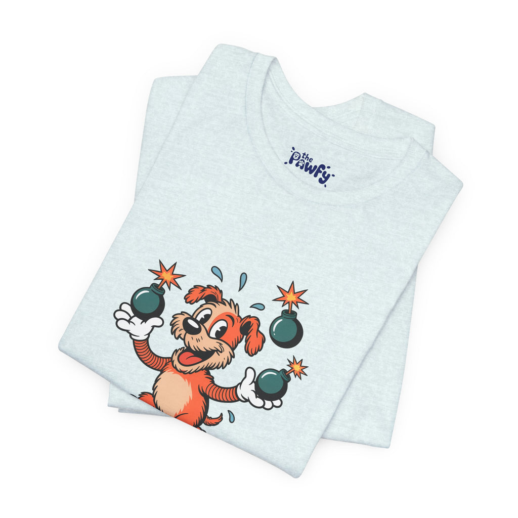 Chaos Manager Graphic T-Shirt | Vintage Rubber Hose Cartoon Apparel