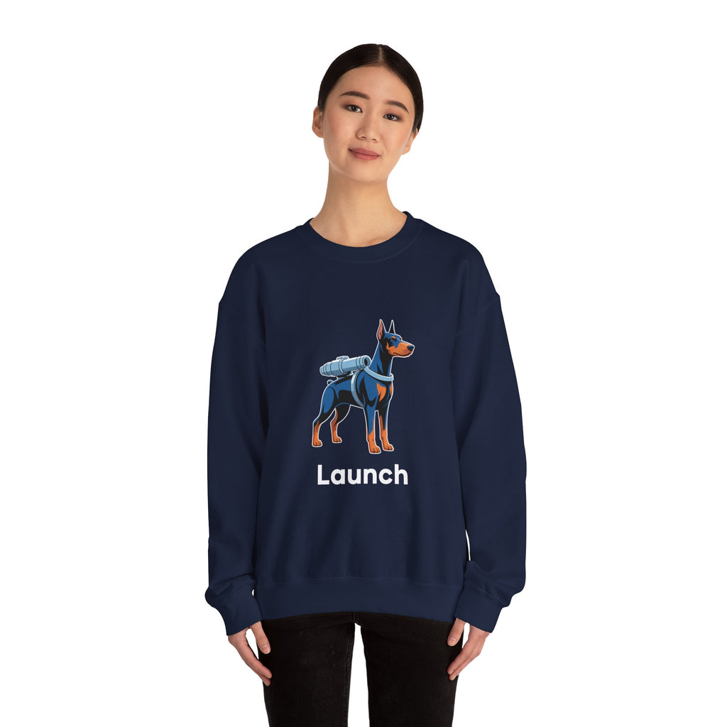 Launch Doberman Jetpack Crewneck | The Vinyl Toy Capsule