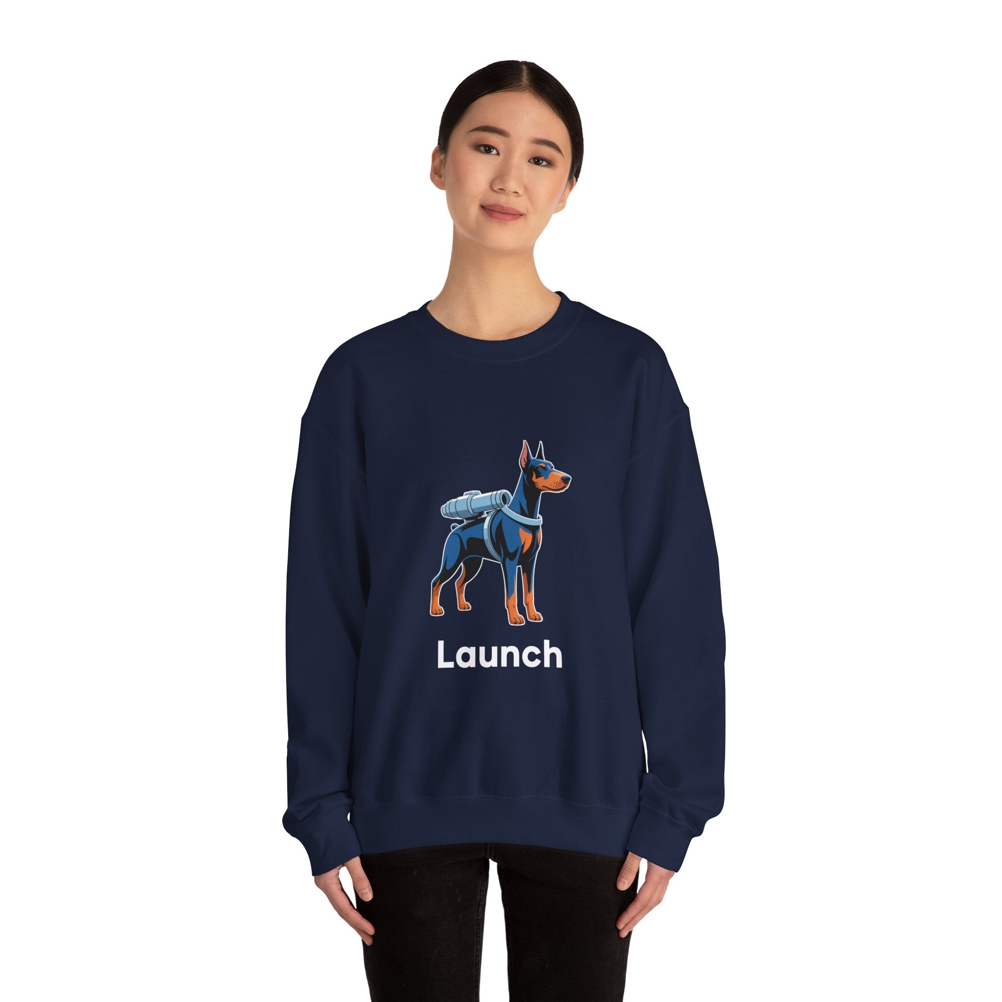 Launch Doberman Jetpack Crewneck | The Vinyl Toy Capsule