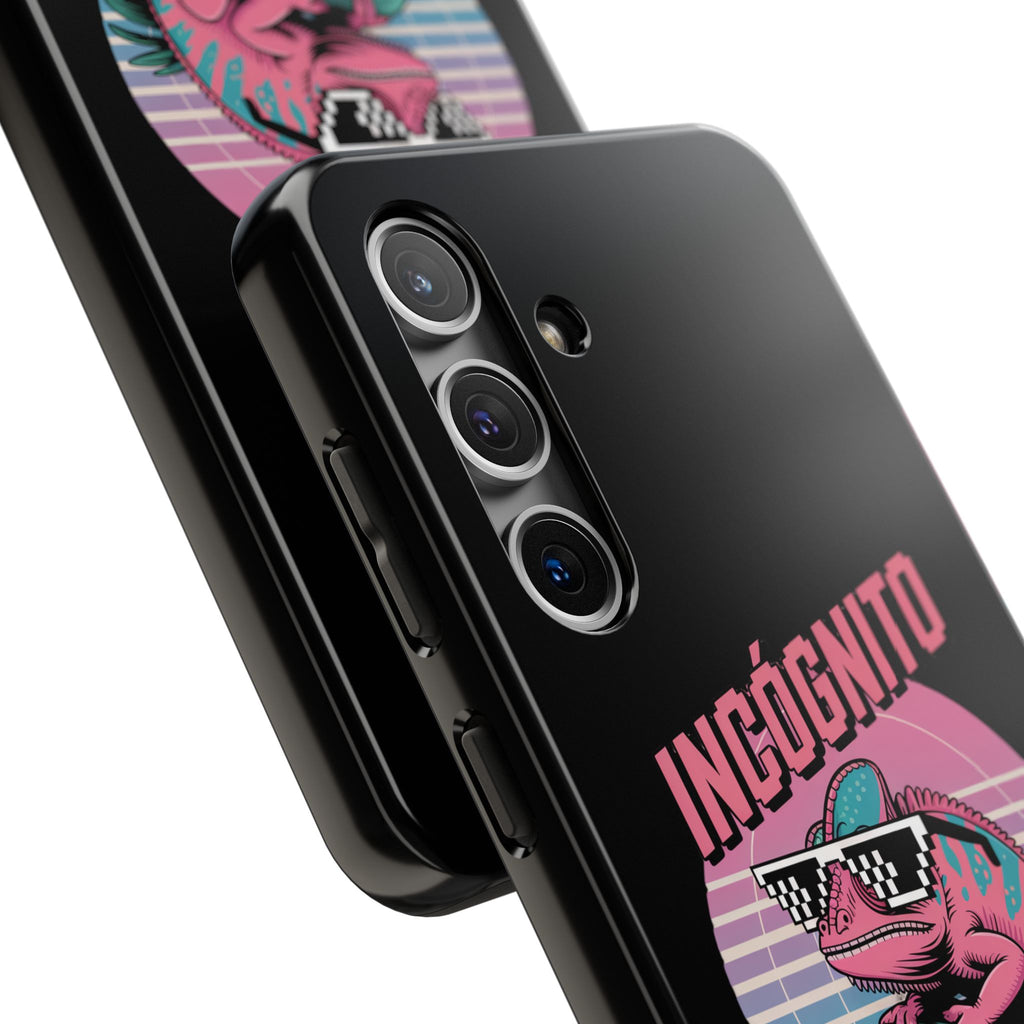 Incógnito Retro Chameleon Tough Phone Case | Synthwave Aesthetic