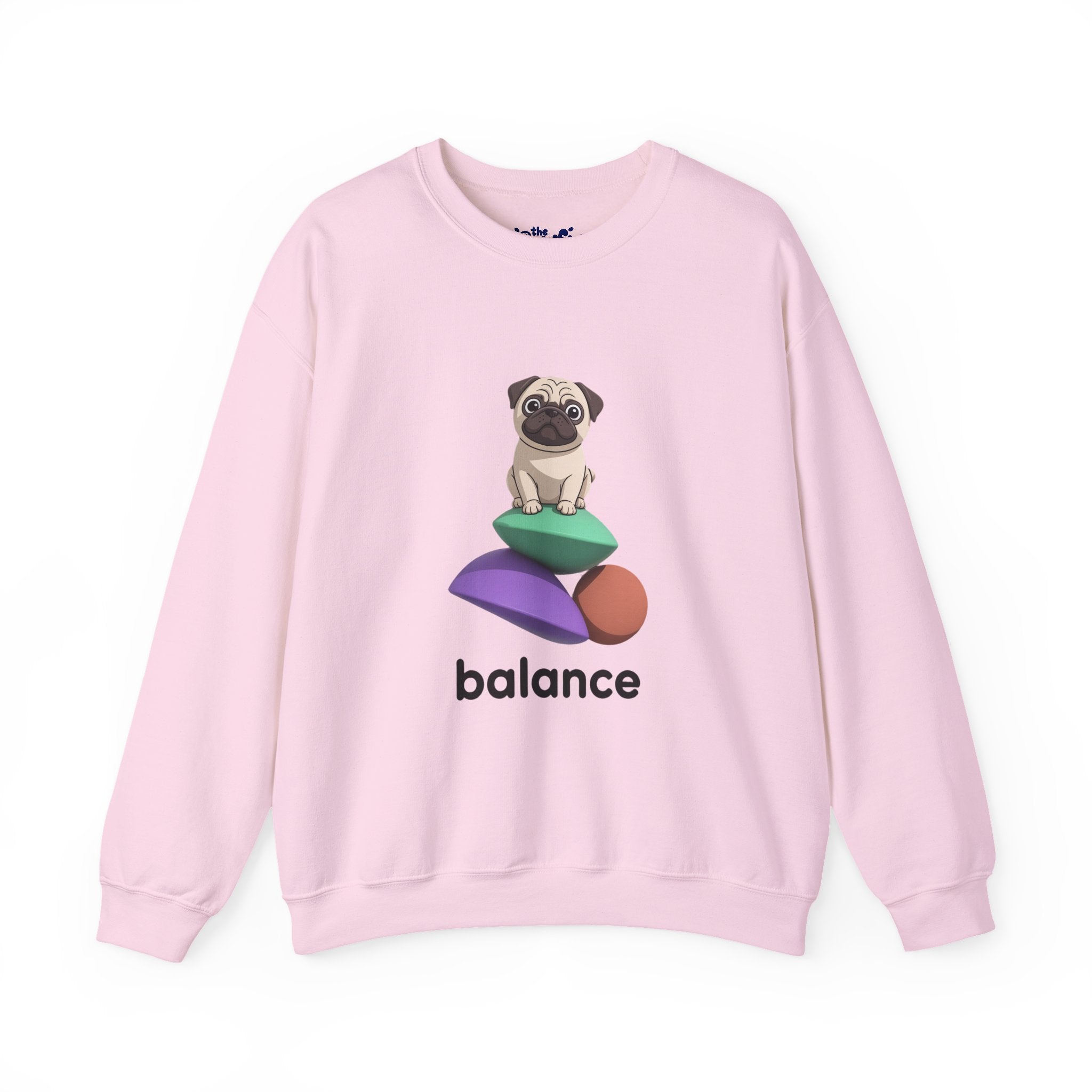 Balance Pug Heavyweight Crewneck | Designer Toy Series