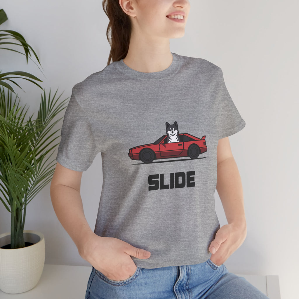 Slide Akita Graphic T-Shirt | JDM Streetwear Vector Graphic