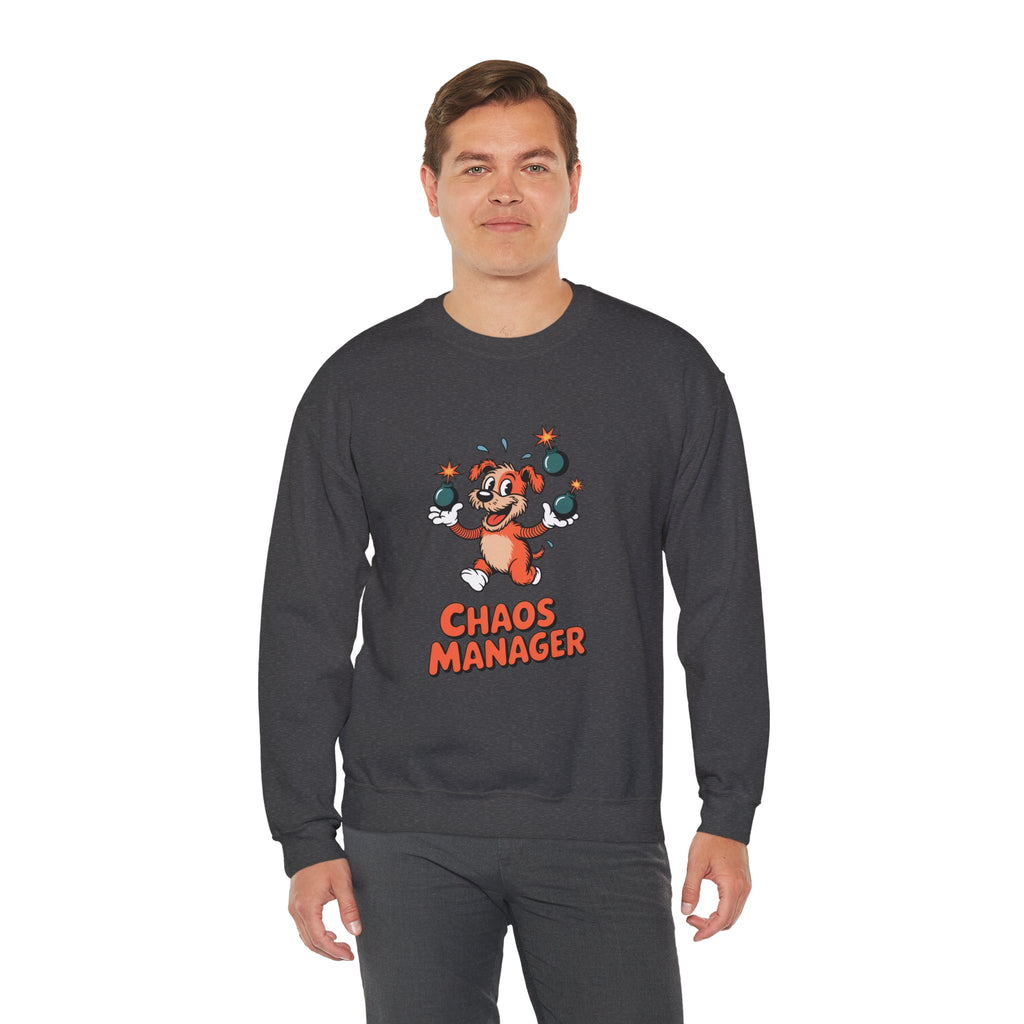 Chaos Manager Heavyweight Crewneck | The Ink & Noodle Syndicate