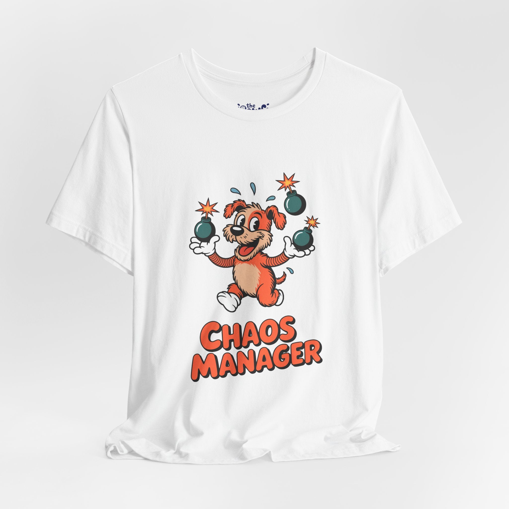 Chaos Manager Graphic T-Shirt | Vintage Rubber Hose Cartoon Apparel