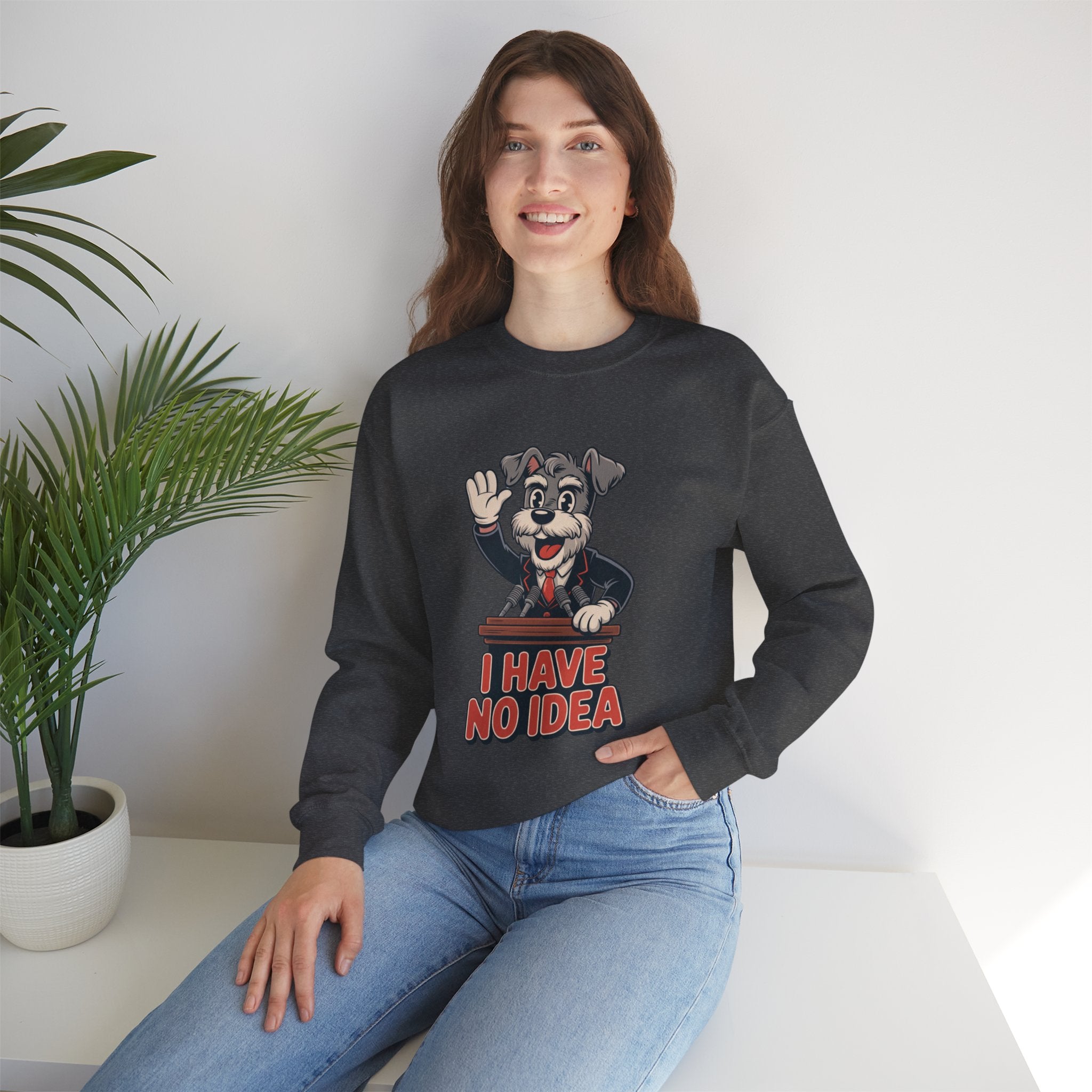 I Have No Idea Executive Crewneck | The Fake It Syndicate