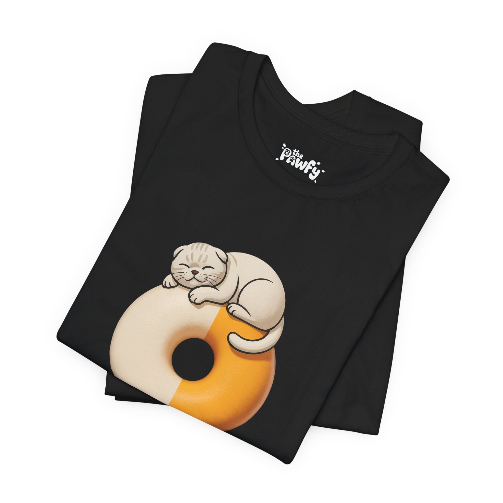 Recharge Scottish Fold Graphic T-Shirt | Minimalist Designer Toy Streetwear